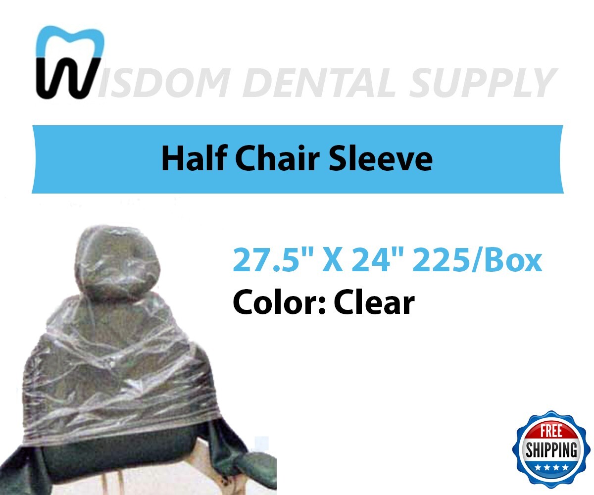 House Brand Half Chair Sleeve, 27.5″ X 24″, 225/Box 2-sided plastic
