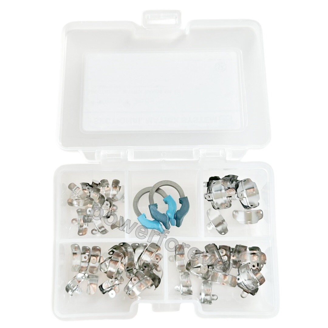 C2 Dental Sectional Contoured Matrix System Matrice Bands Clip Clamp Holder Ring