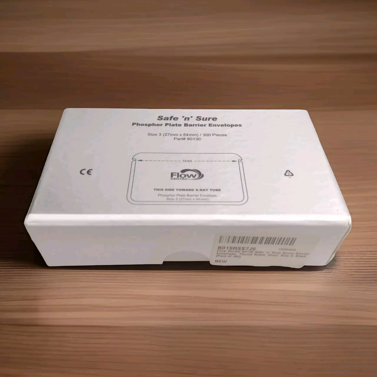 Barrier Envelopes for Phosphor Plate Dental Digital X-Ray Size 3, 300/Bx
