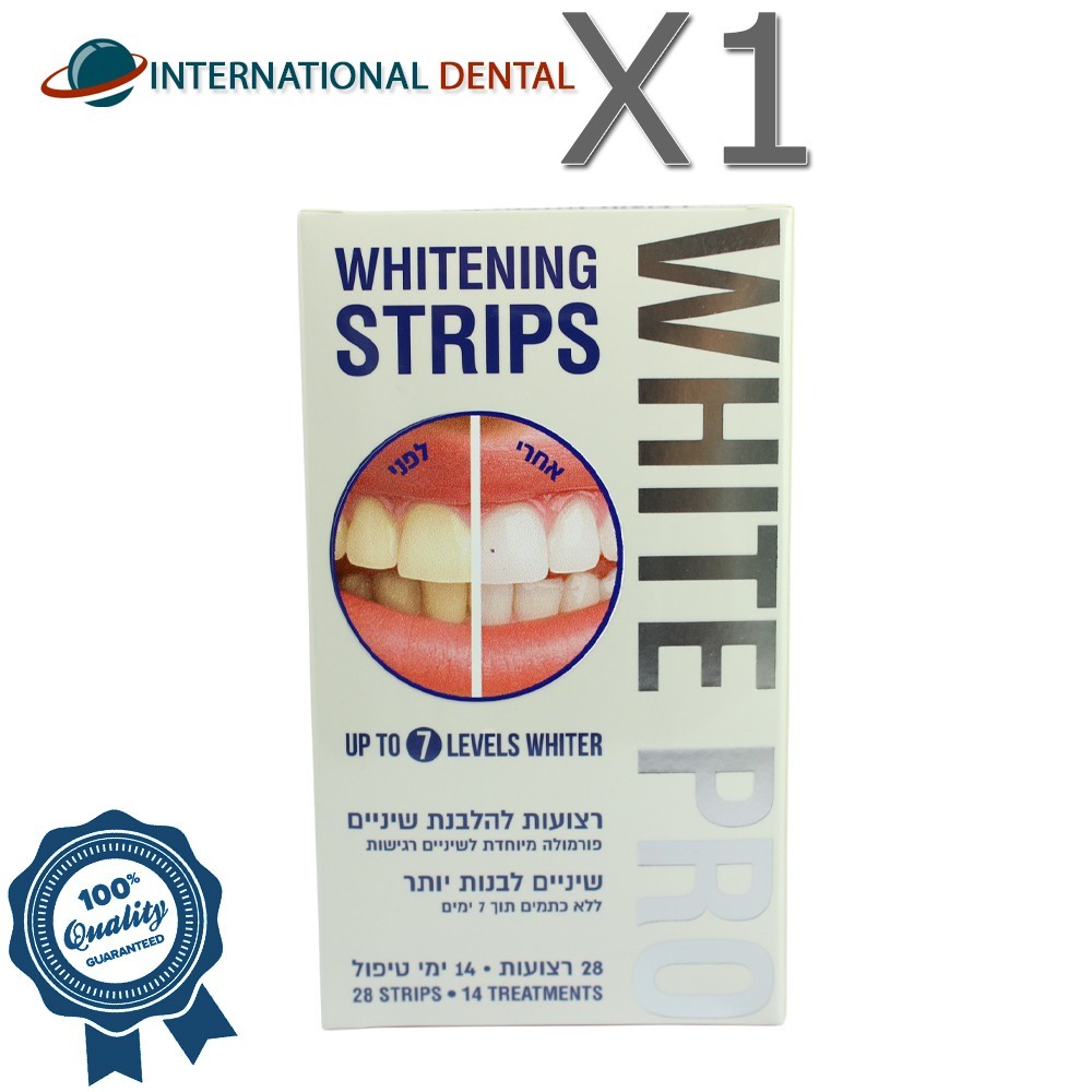 Dental White Pro – Teeth Whitening Strips Tooth Stains Removel Enamel Safe