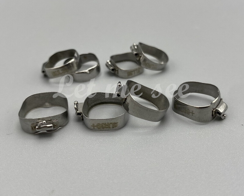 1Bag Dental Orthodontic 1st Plain Molar Bands Buccal Tube Cleats Roth022 #29-44+