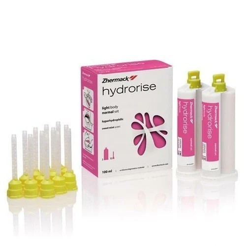 HYDRORISE LIGHT BODY NORMAL SET 2x50ml ZHERMACK. DENTAL SILICONE.