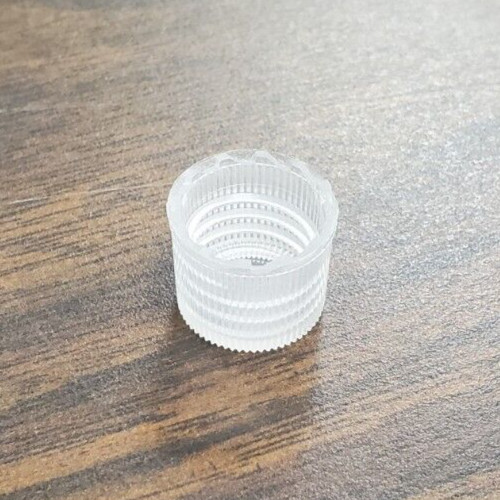 CLOSED TOP SCREW THREAD CAPS, POLYPROPYLENE, NATURAL, 13-415 CS/1000