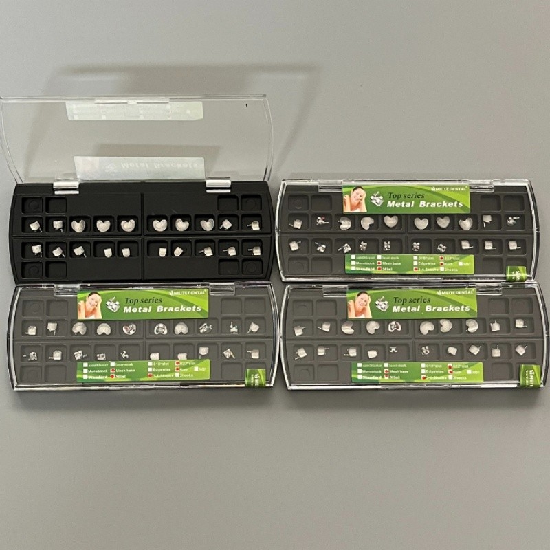 Dental Orthodontic Metal Braces Cartoon Brackets Mini Roth 022 345 hooks 5 Size