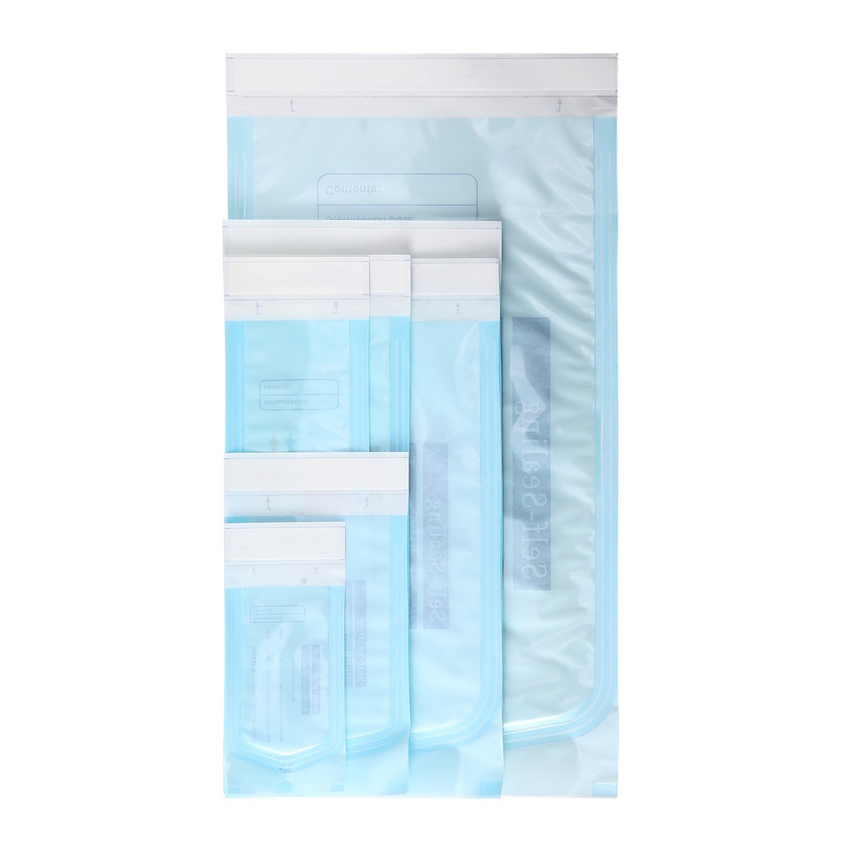Self Sealing Sterilization Pouches 200pcs/Box for Steam & ETO Dental Tattoo Tool