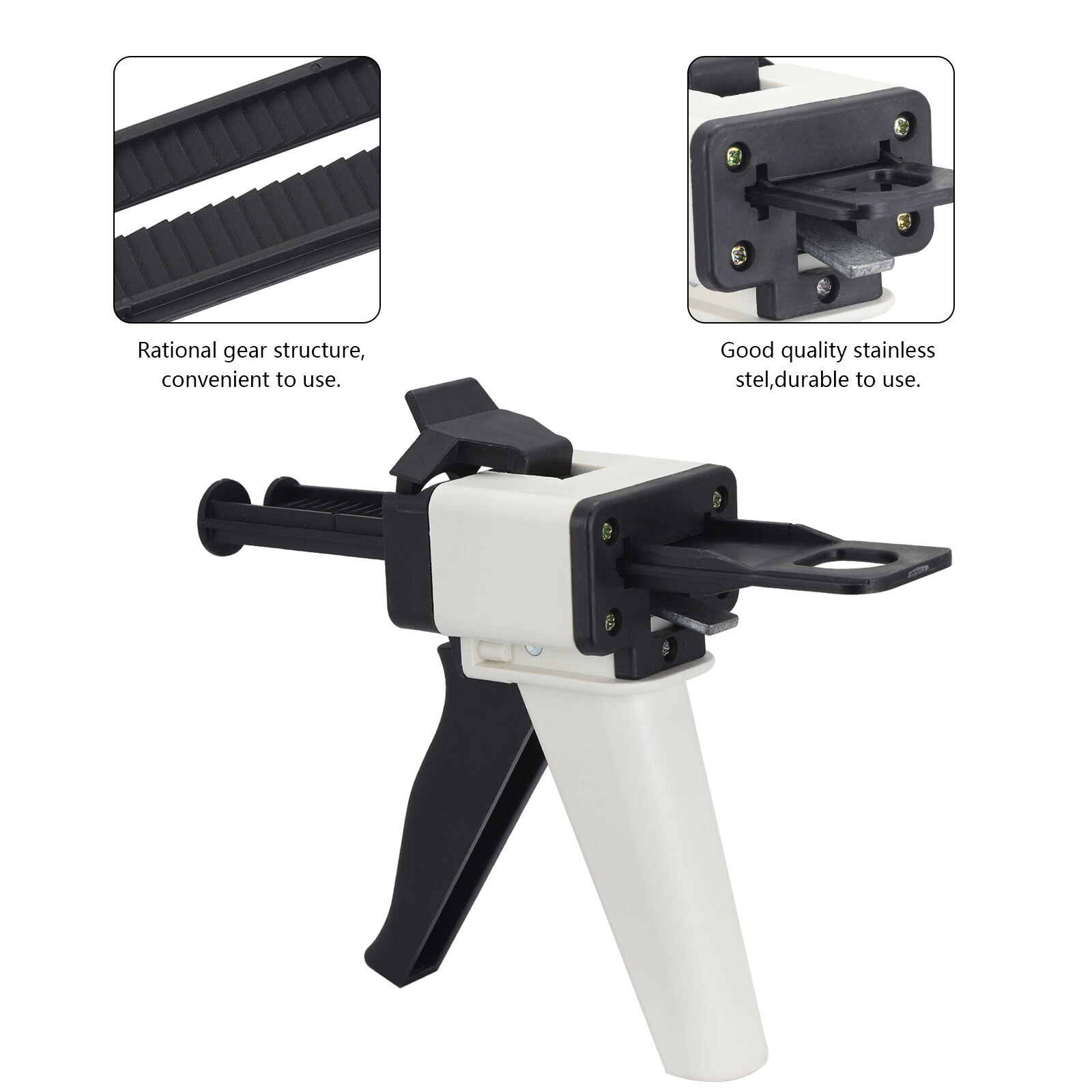 2Boxes Ratio Dental Impression Mixing Dispenser Dispensing Caulking Gun 1:1/2:1