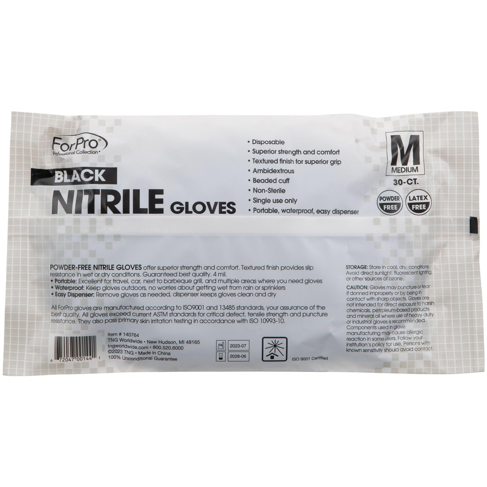 Disposable Nitrile Gloves, Chemical Resistant, Powder-Free, Latex-Free, Non-S…