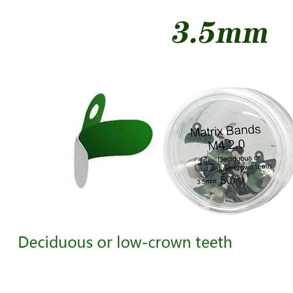 Dental Non-Stick Matrix Bands Sectional Contoured Metal Matrices with PTFE Coat