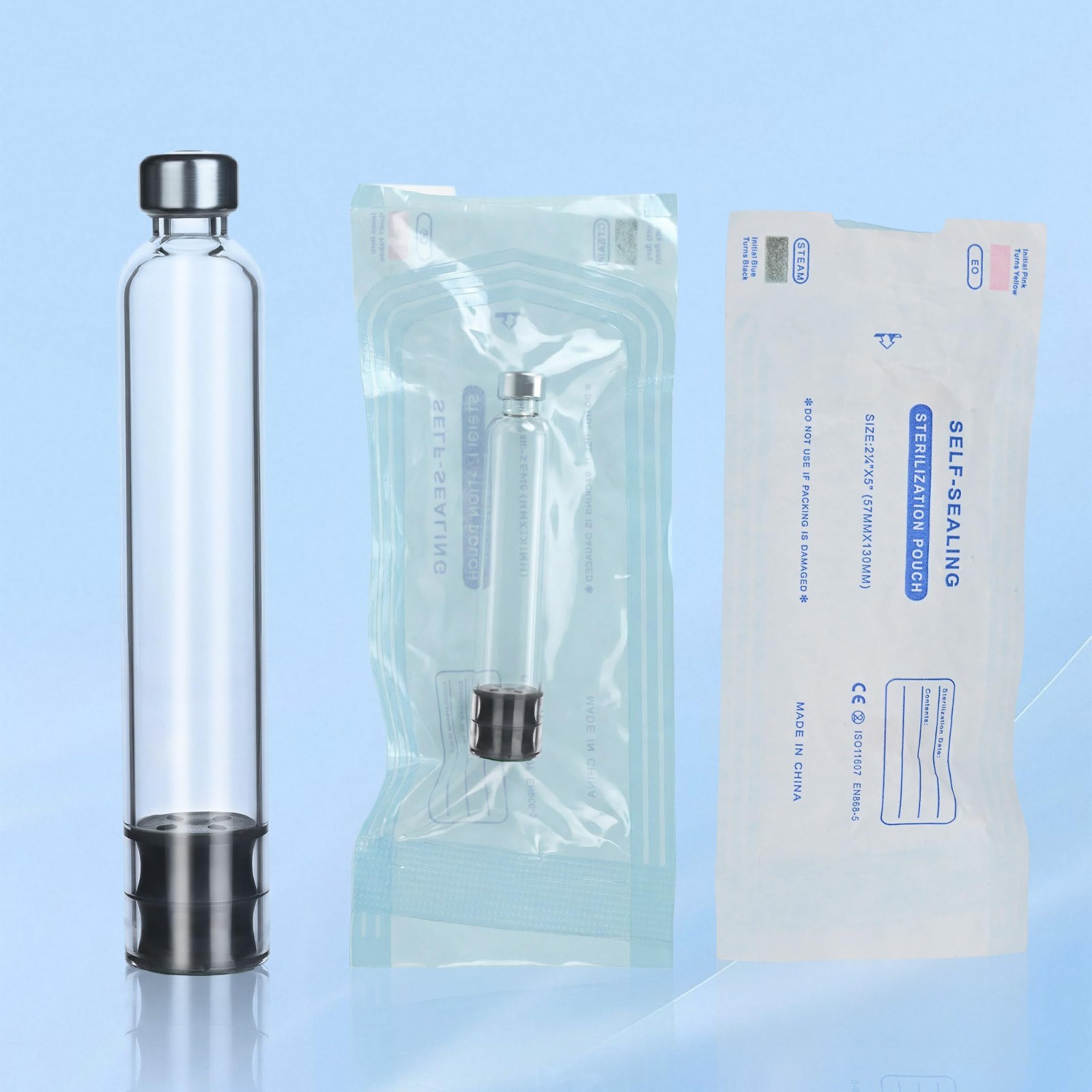 10 Pack 3ml Empty Glass Storage Vials for Devices