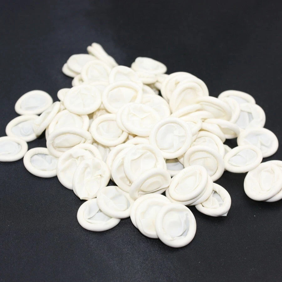 100Pcs Dental Rubber Disposable Mult-Use Finger Protective Sleeves Cover Sheath