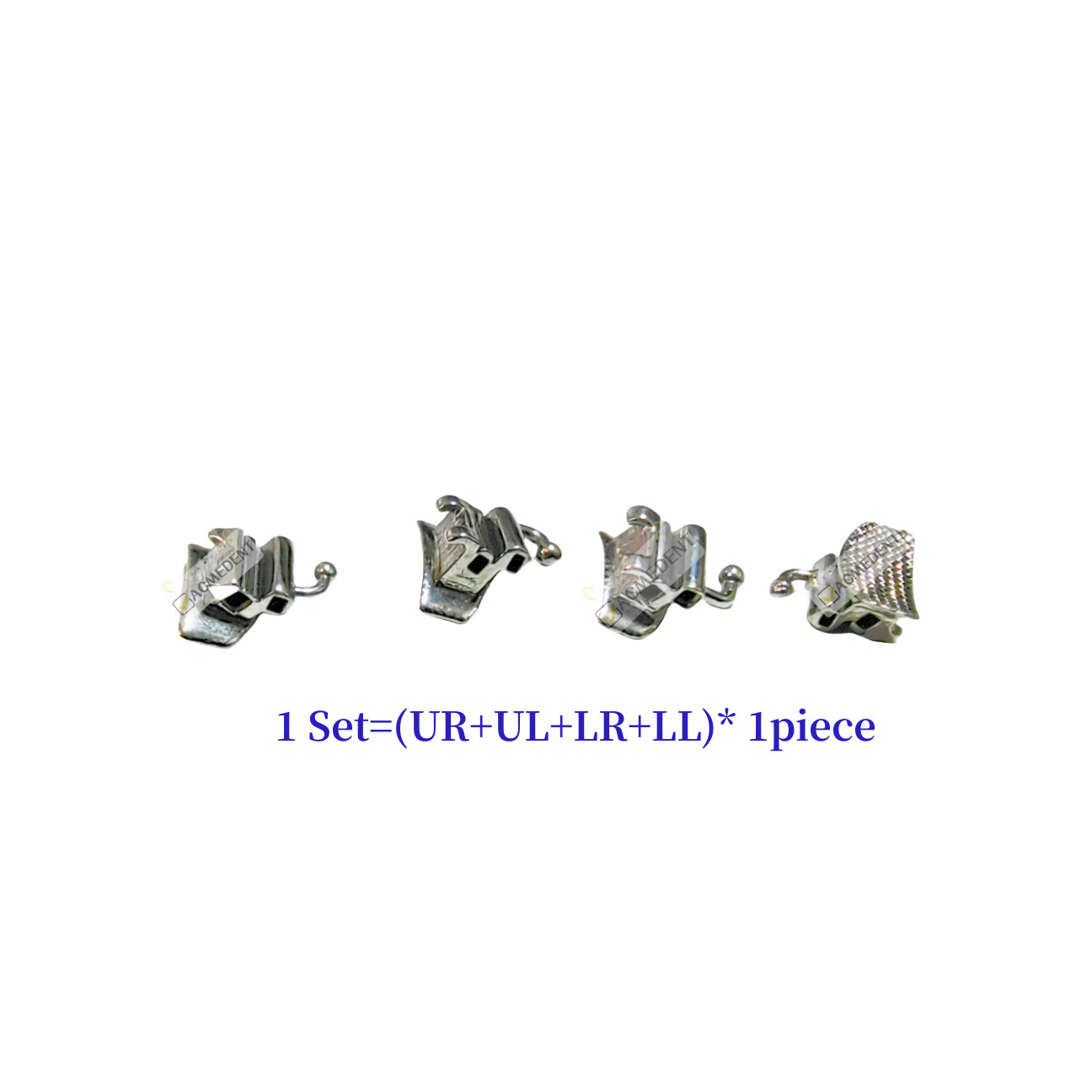 Dental Buccal Tubes Headgear Double Tube Convertible Roth 022 Upper Lower 2Holes