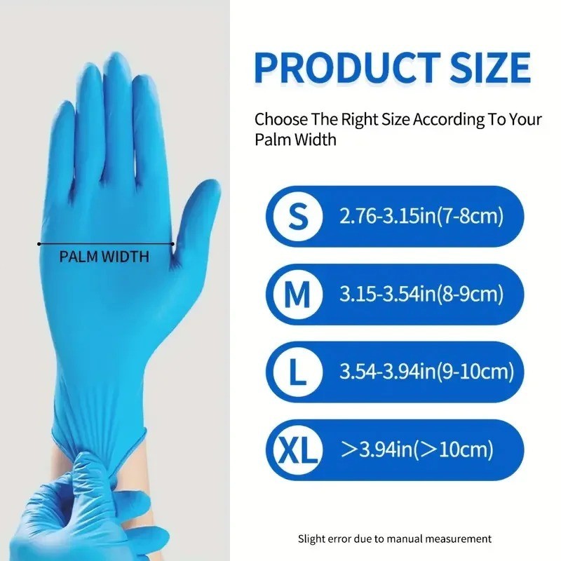 Nitrile Medical Gloves Powder Free Latex Free Food Grade Disposable Glove