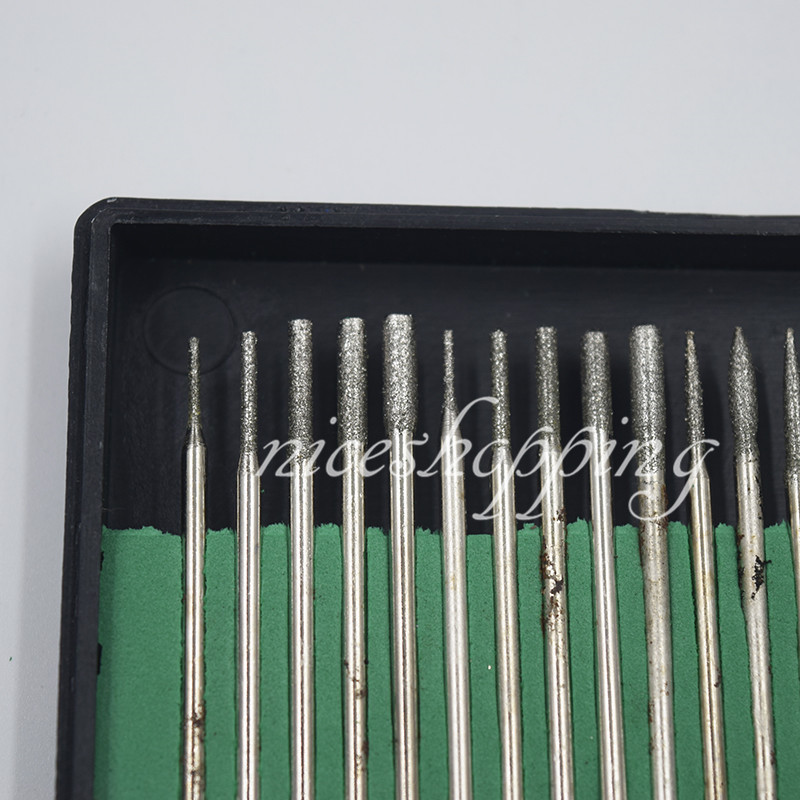 Dental Dentist Lab Diamond Burs Millers Tooth Drill Jewelers 2.35mm 30 Pcs /Set