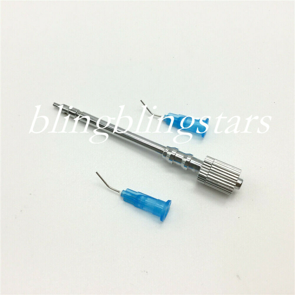 2 Kits Dental Needle Three Way Gun Irrigation Syringe Tip Air Water Irrigator