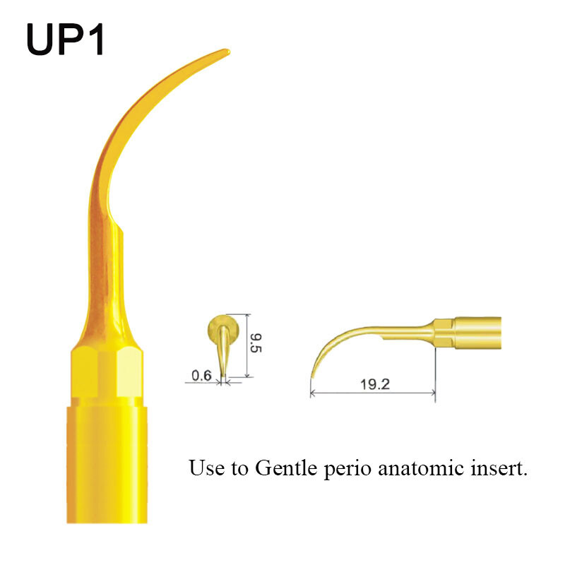 Dental Piezo Bone Tips Surgery U Tip Fits EMS Woodpecker Mectron NSK Handpiece