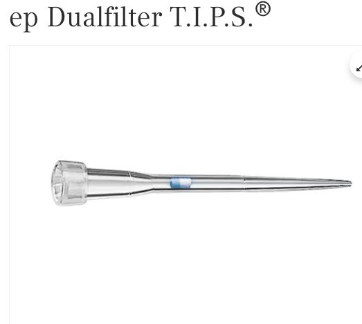 (960) EPPENDORF 10uL epT.I.P.S. Dualfilter Forensic DNA Grade Pipet Tips 10×96