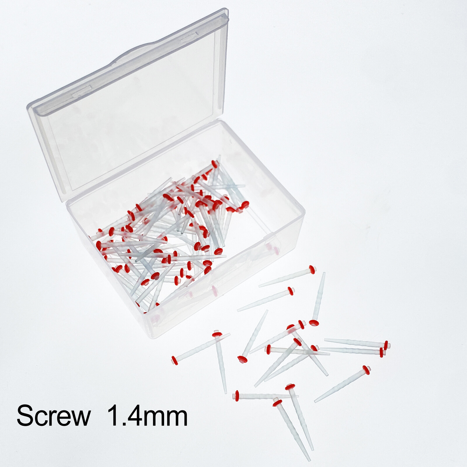 Dental Endo Quartz Fiber Post Straight Screw Thread Posts 1.0 1.2 1.4 1.6 1.8mm