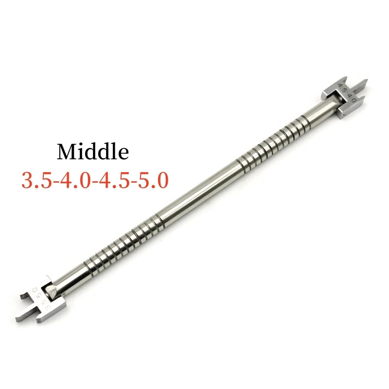 Dental Adjustable Bracket Positioning Gauge Movable Swivel Head Orthodontic Tool