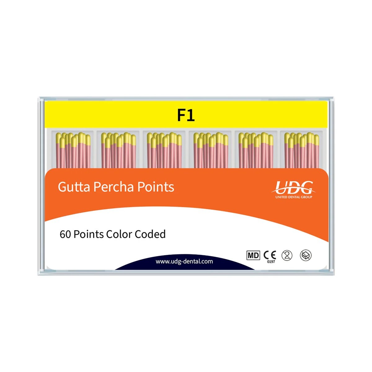 Dental GDT Gutta Percha Points For Protaper 60pcs End0 Procedures CanaI
