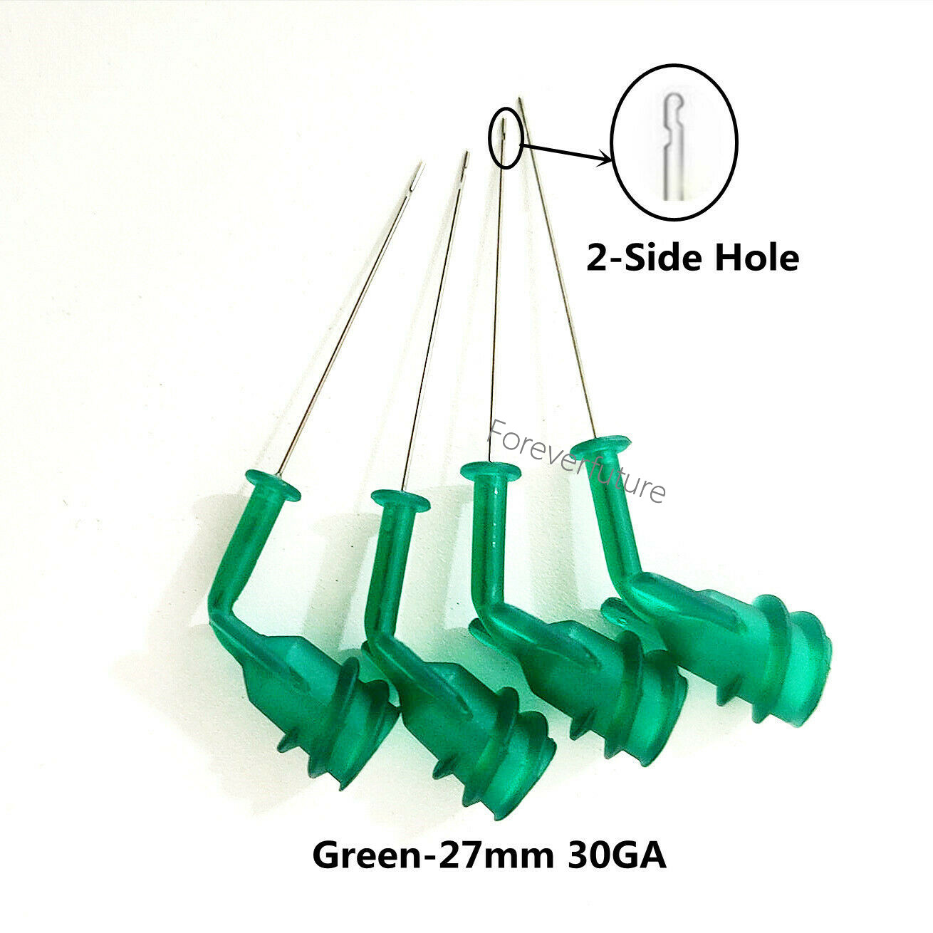 50Pc Dental Irrigation Tip Sideport Smallest Irrigator Tip Deliver Irrigant 27mm