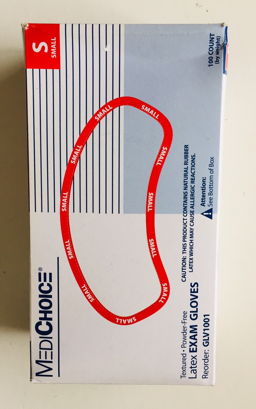 MediChoice Latex Powder-Free Non-Sterile Gloves Size S/SMALL Box/100 Gloves