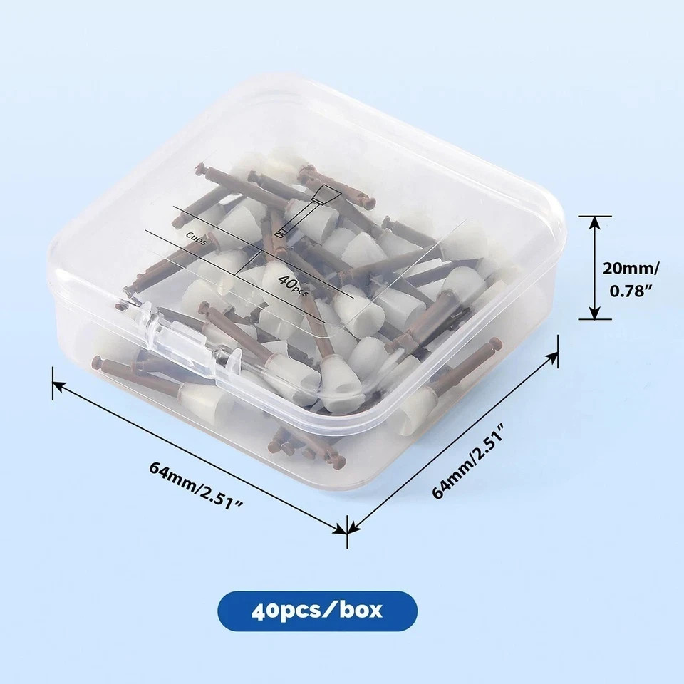 10 pcs Dental Finishing Finisher Cups Composite Polishing RA Fit ENHANCE