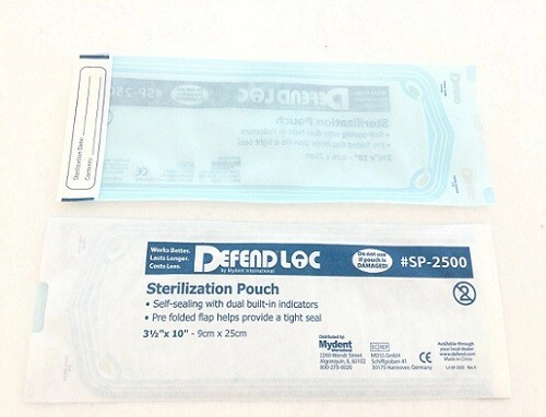 DEFEND LOC Self-Seal Sterilization Pouch 3.5″ X 10″ (200/BX)