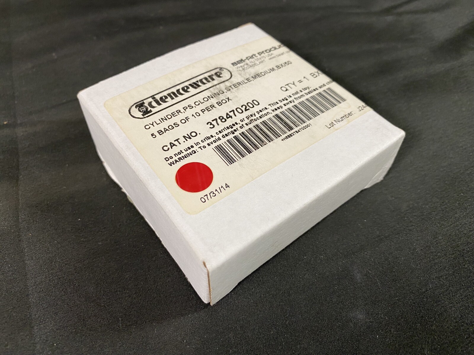 BEL-ART Clear Polystyrene Sterile Medium Cloning Cylinders 6.4 x 8mm (50/Pk)