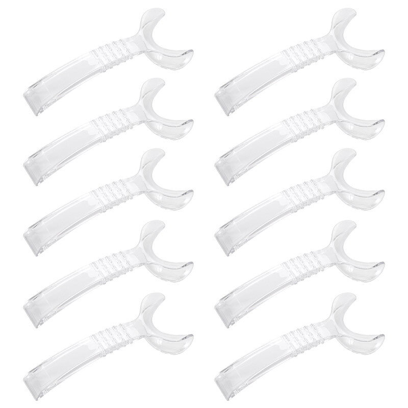 10* Dental Lip Cheek Retractor Mouth Opener Plastic Instruments Tools Small-Size