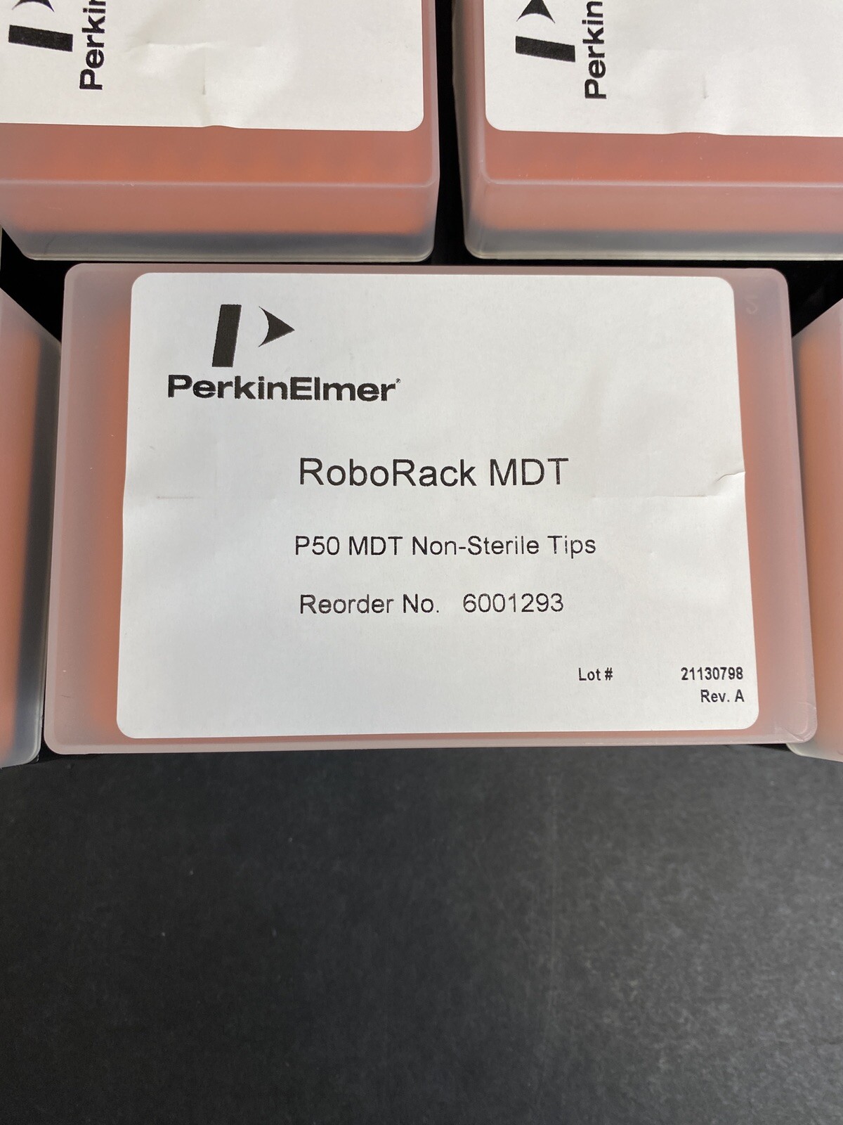 Perkin Elmer Pipette Tips 50 ul RoboRack 10 Racks