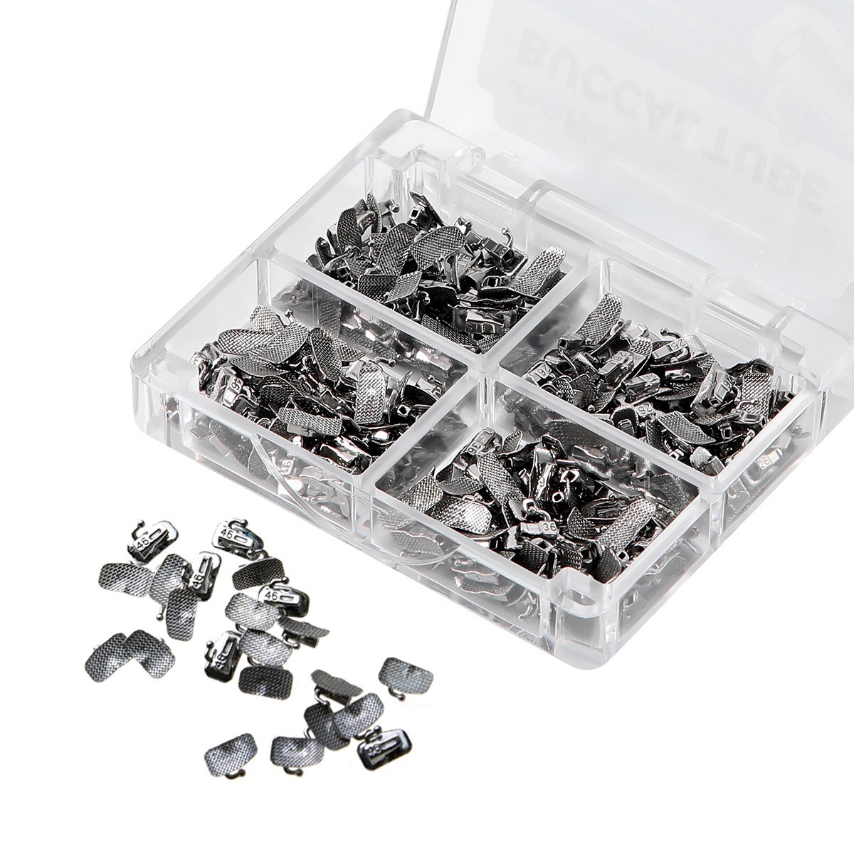 200pcs Dental Ortho Buccal Tubes 2nd Molar MBT 022 Non-Conv Mesh Base Joydental