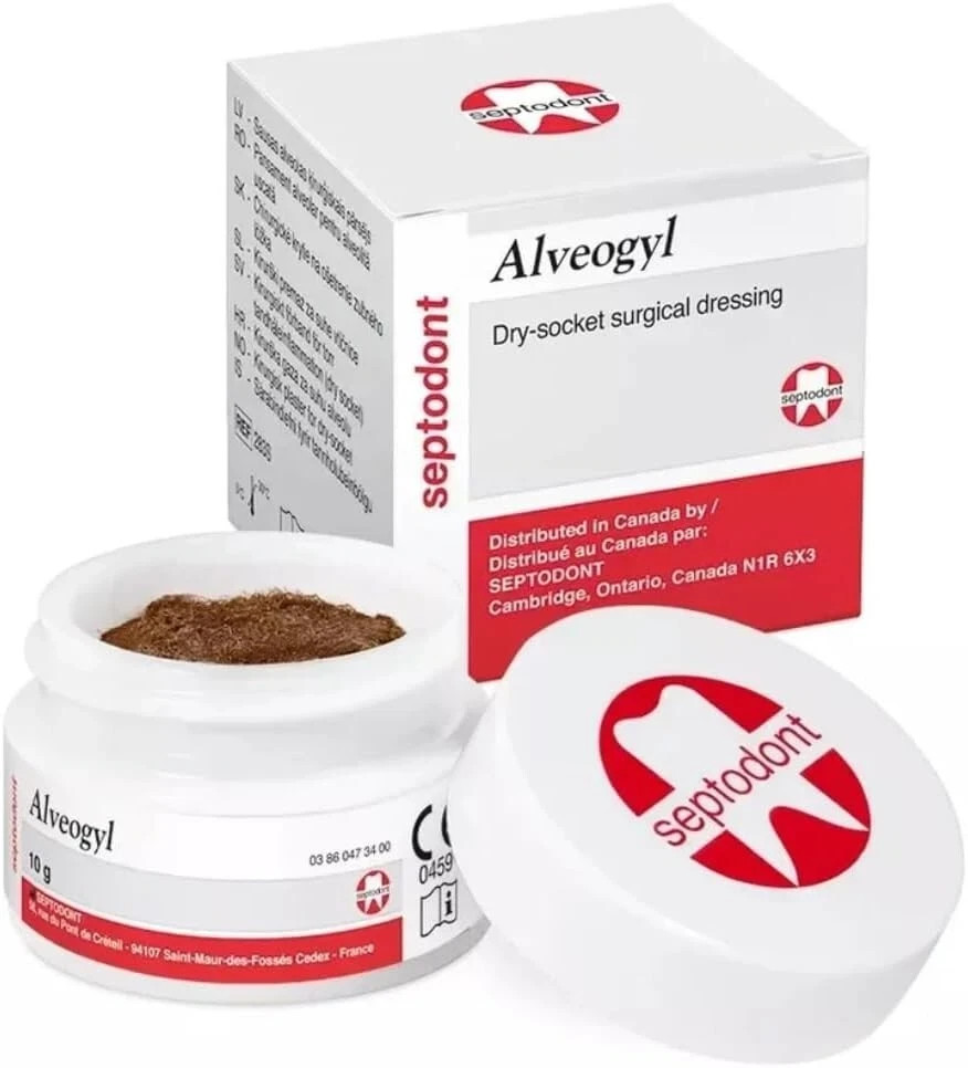 Alveogyl Dry Socket Dressing, 10g Jar