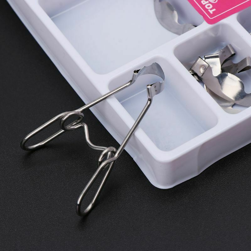 Dental Metal Matrix Band Saddle Sectional Contoured Matrices Springclip 35/50 μm