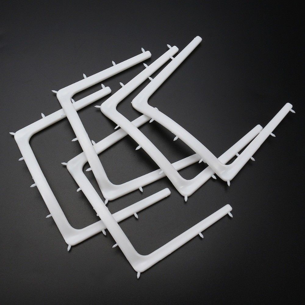 100x Dental Autoclavable Plastic Rubber Dam Sheets Frame Holder U-Shape Bracket