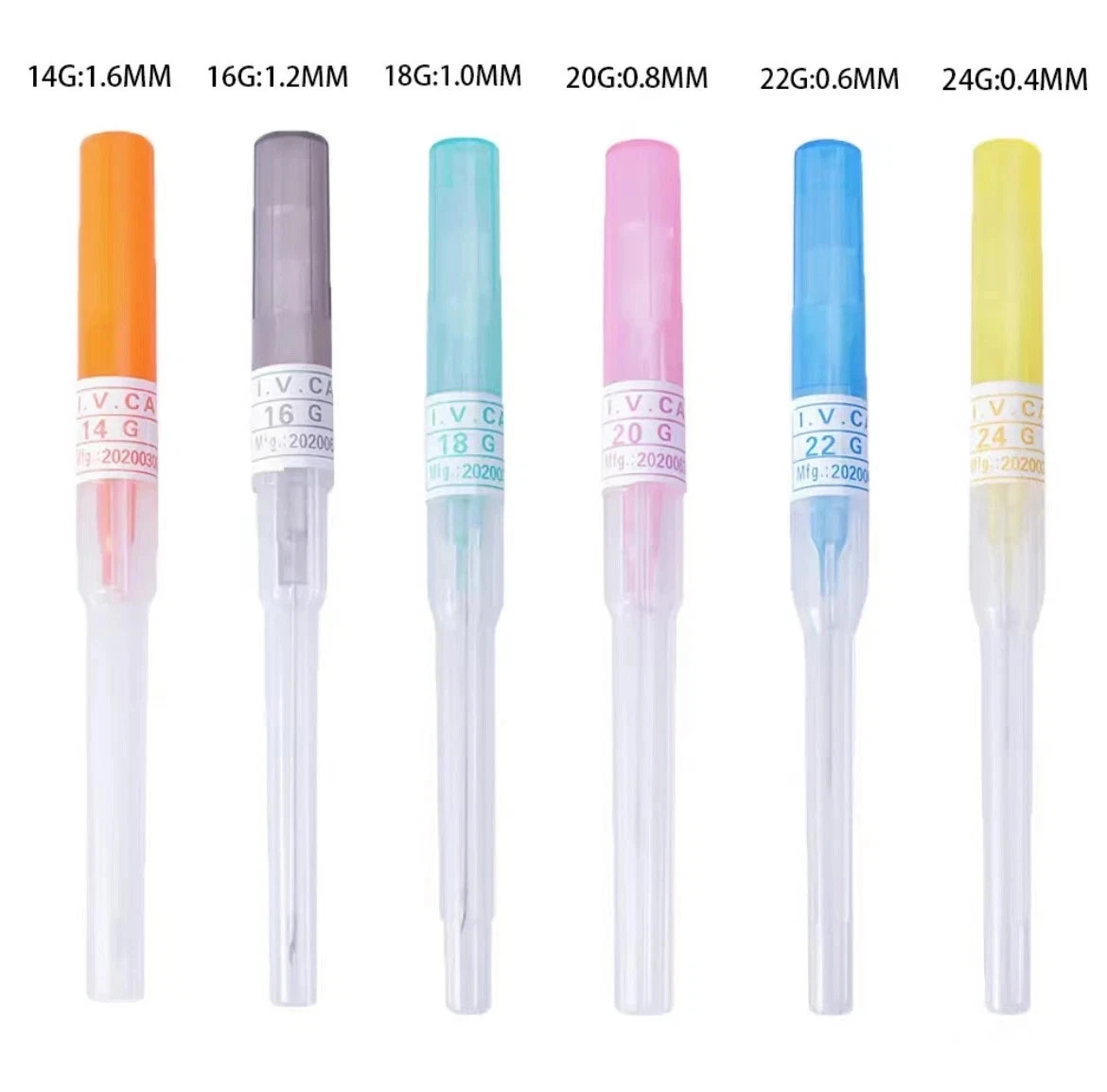 20x Practical Sterilized Disposable Cannula Piercing Components 14/16/18/20/22G