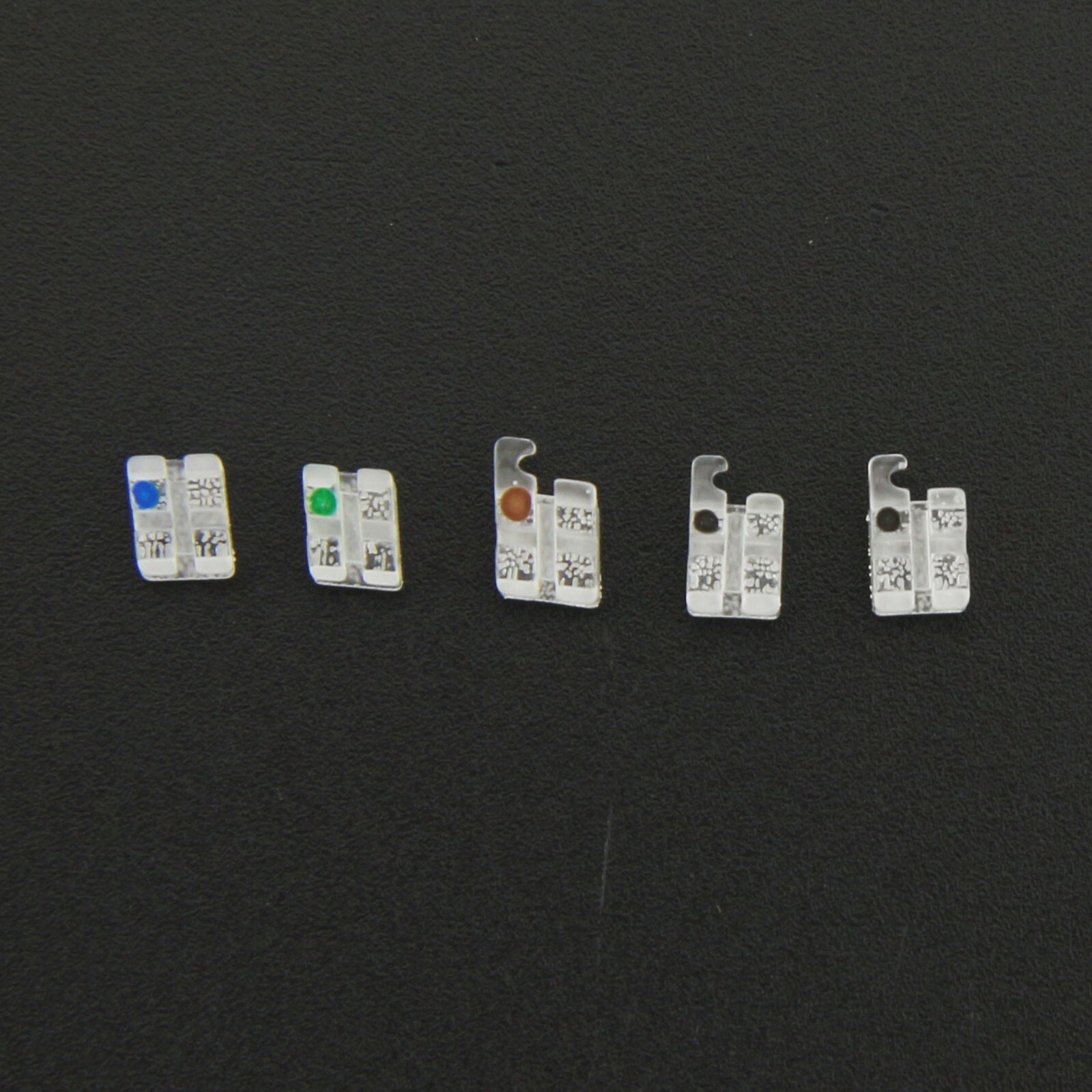 STAR ABSOLUTE Orthodontic Sapphire Brackets Monocystalline Clear Braces MBT 022