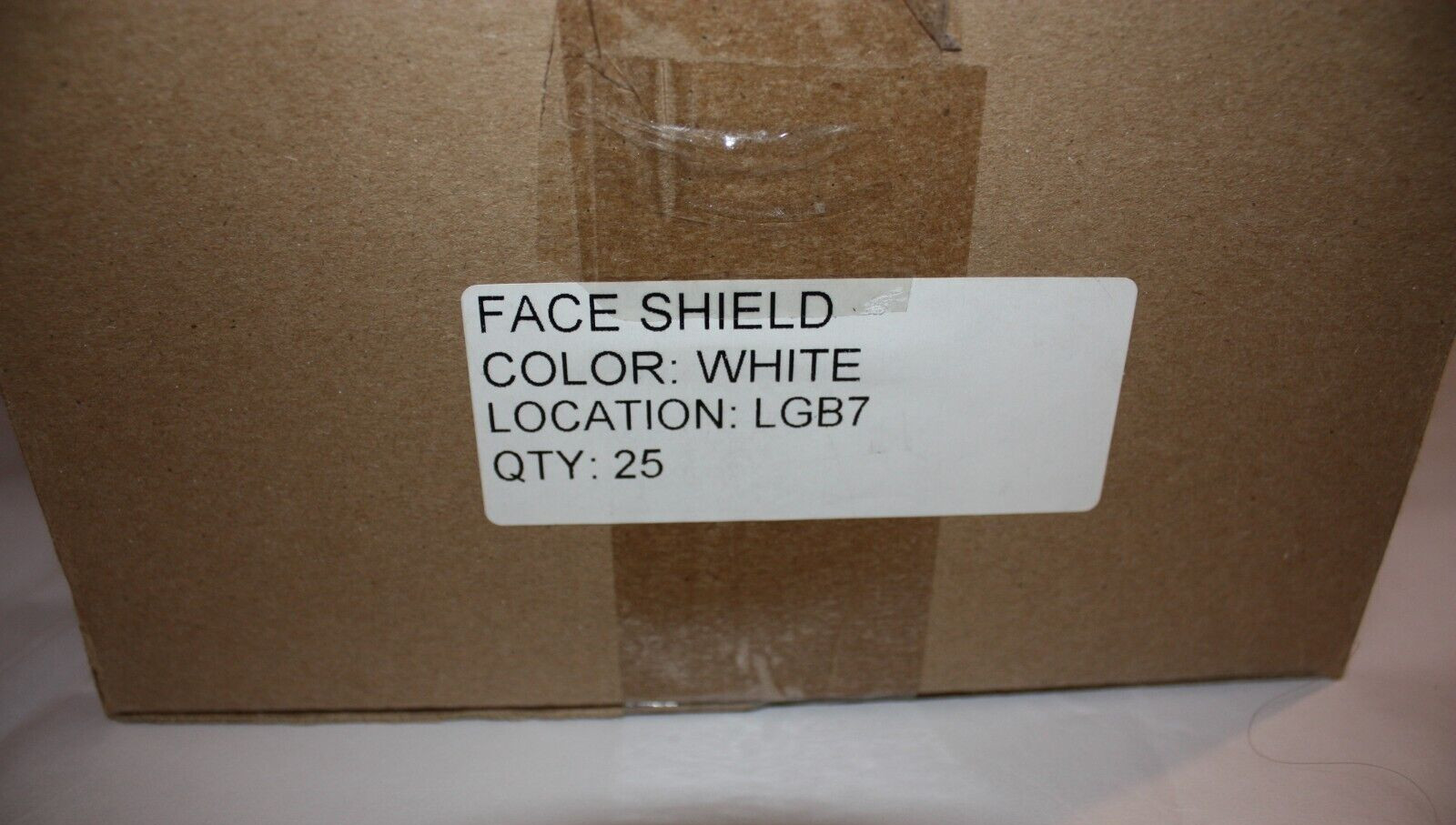 Disposable Safety Face Shield Clear lot of 25 pcs. (NEW)