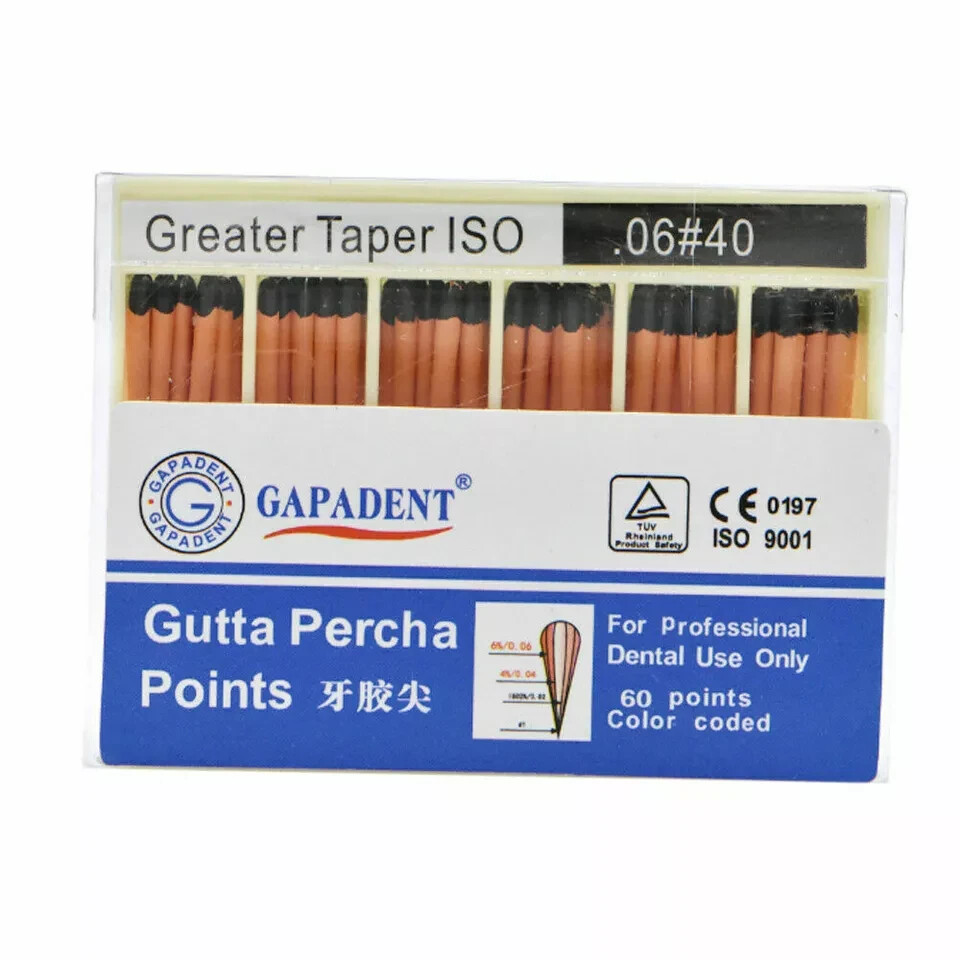 Dental Endo Root Canal Gutta Percha Point Taper Professional 0.02/0.04/0.06