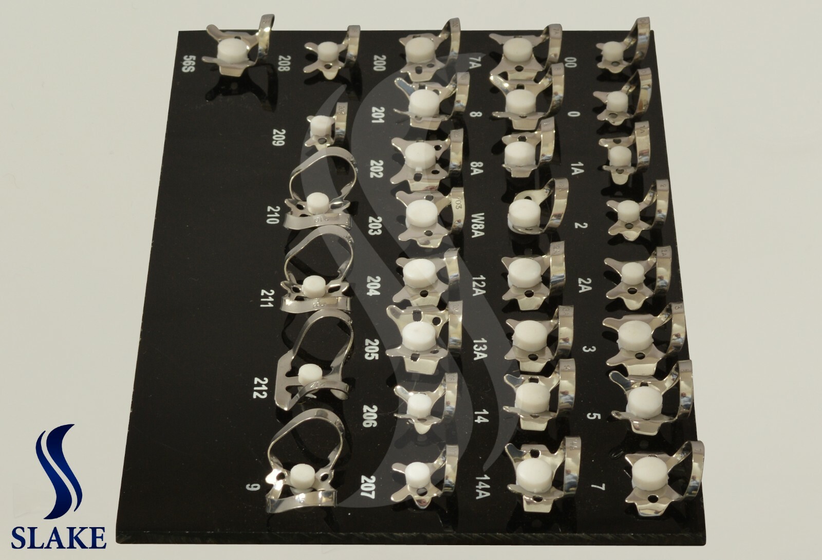 Endodontic Rubber Dam Clamps Set Endodontic 31 Pcs With Black Tray