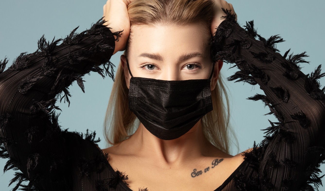 CooPlanet – Black ASTM Level 3, 99% PFE, Medical-Grade, Face Mask (50 Pack)
