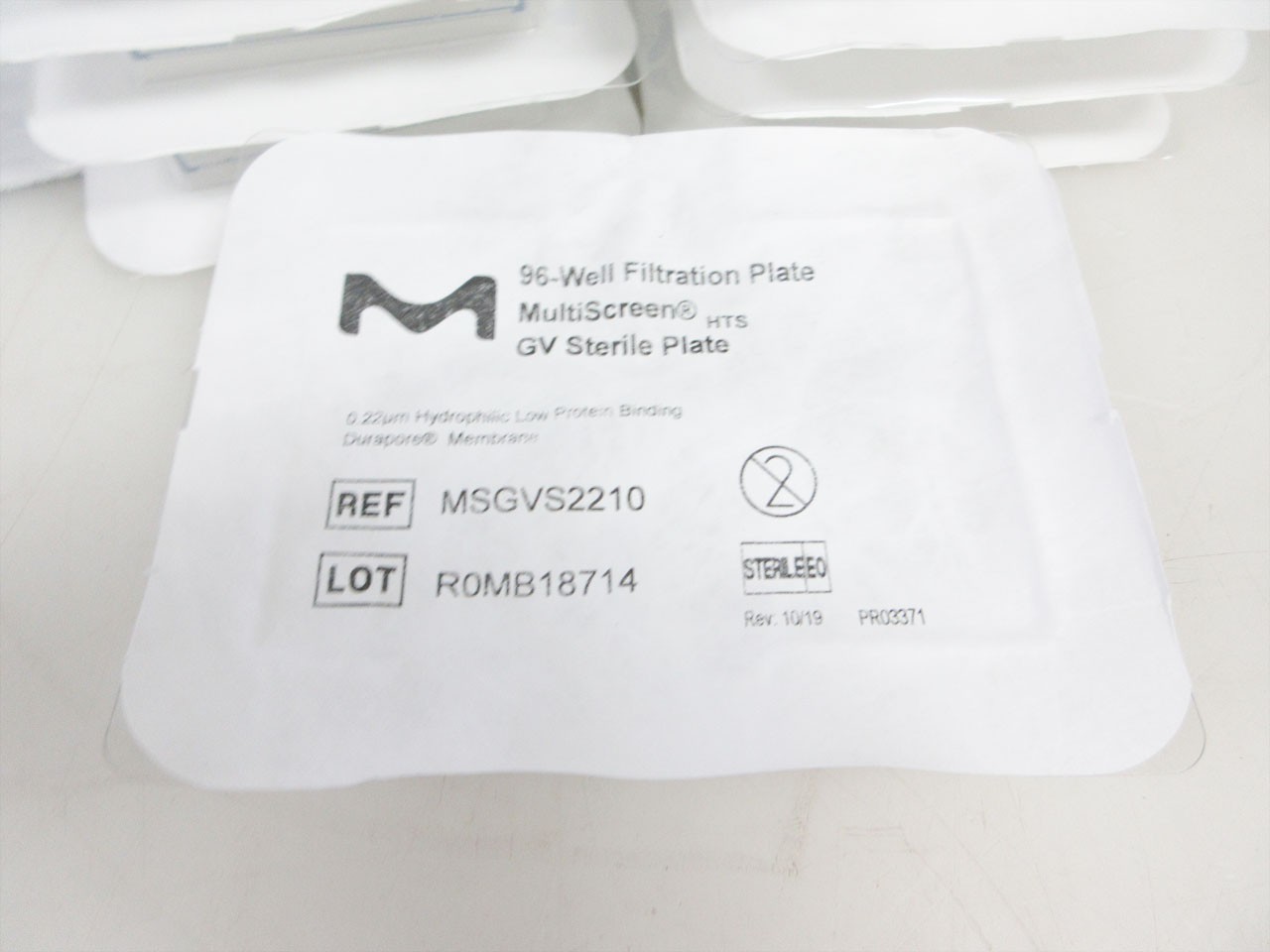 BOX 9 (OF 10) MILLIPORE MSGVS2210 0.22 ΜM GV DURAPORE MEMBRANE FILTER MICROPLATE