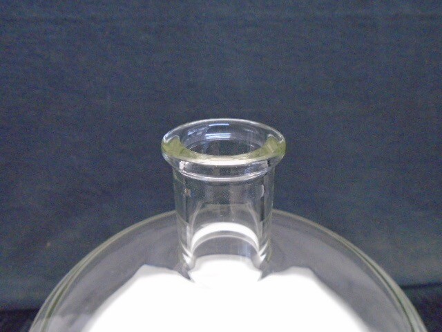 Q Glass 6L Reaction Vessel Funnel w/ Fritted Disc Process Pipe 200mm Flange B