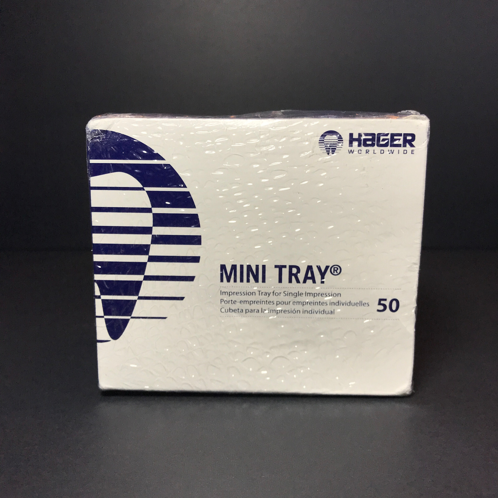 HAGER Mini Tray Single Impression Crown and Bridge Impressions 101102 50 Pack