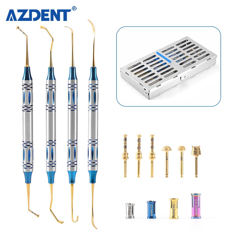 Dental Guided Implant Surgery Sinus Lifting Kit f A Grade Stainless Steel +Drill