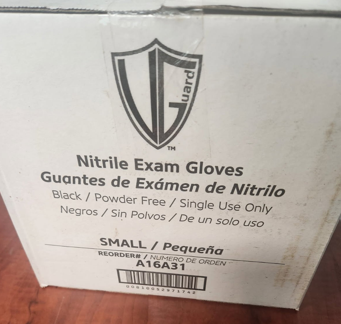 Vanguard nitrile gloves small 1000 (10 boxes of 100)
