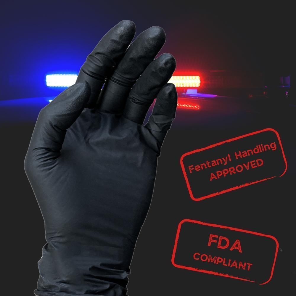 6 MIL, Black Nitrile Powder Free Disposable Full Texture Gloves, 36000 Pcs, XL