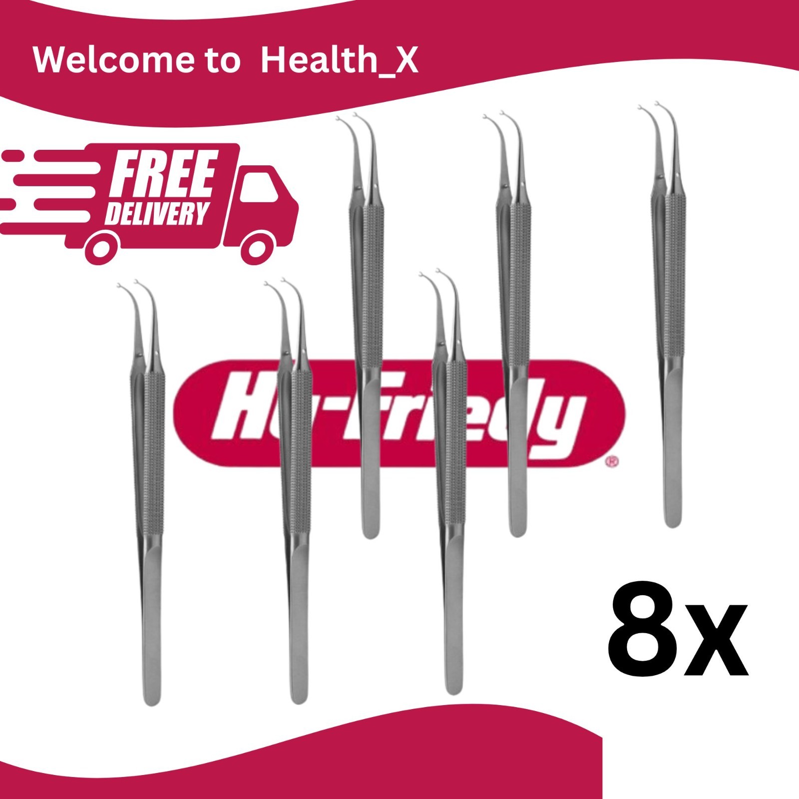 Hu-Friedy SPM20 Microsurgical Corn Suture Pliers lof of 5 Pcs