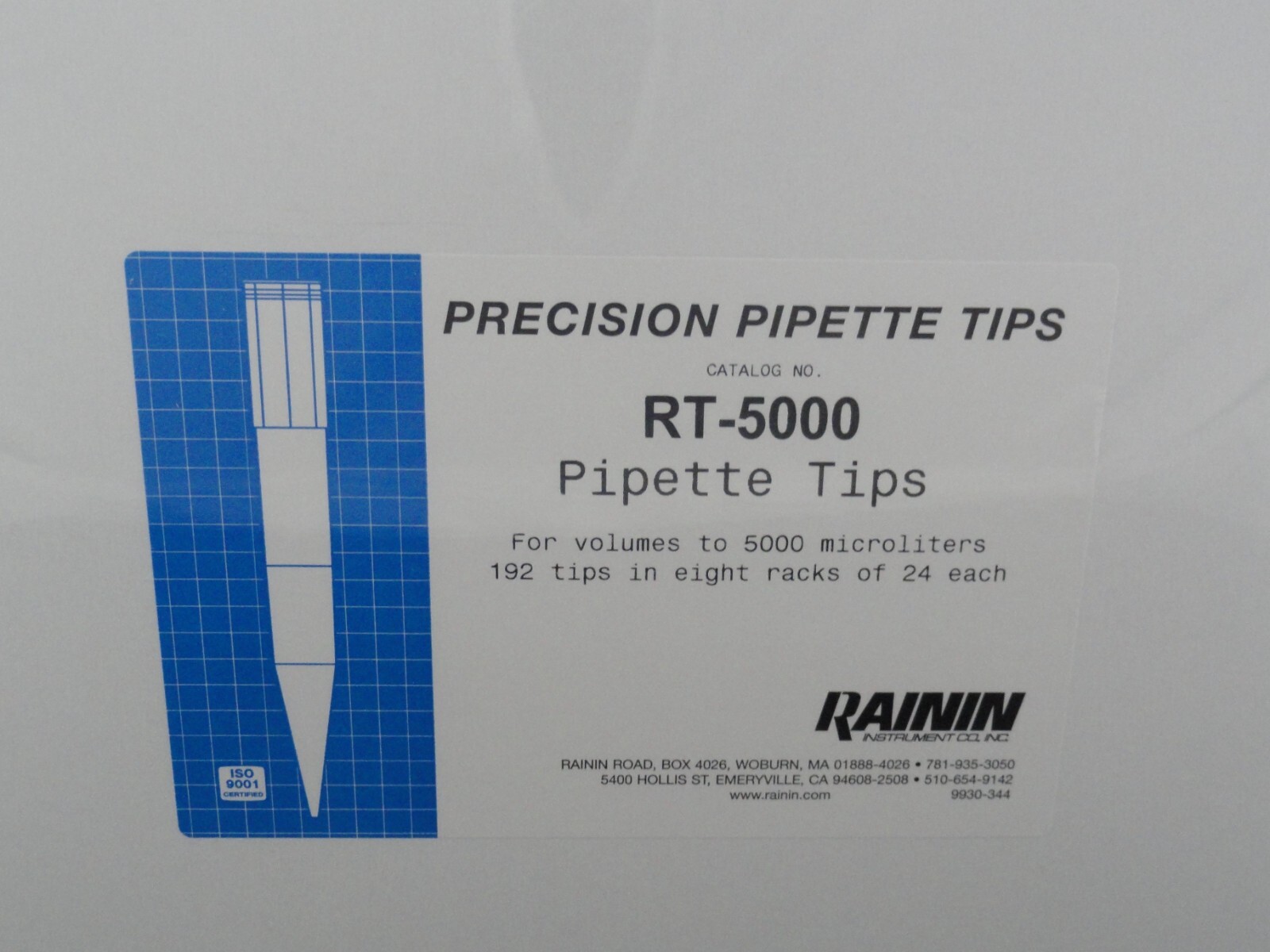 Precision Pipette Tips (960 total tips) Universal Fit 5000 μL Max Volume