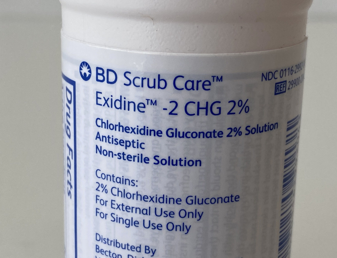 BD Scrub Care Exidine -2 CHG 2% Chlorhexidine Non-Sterile Solution – Fast Ship