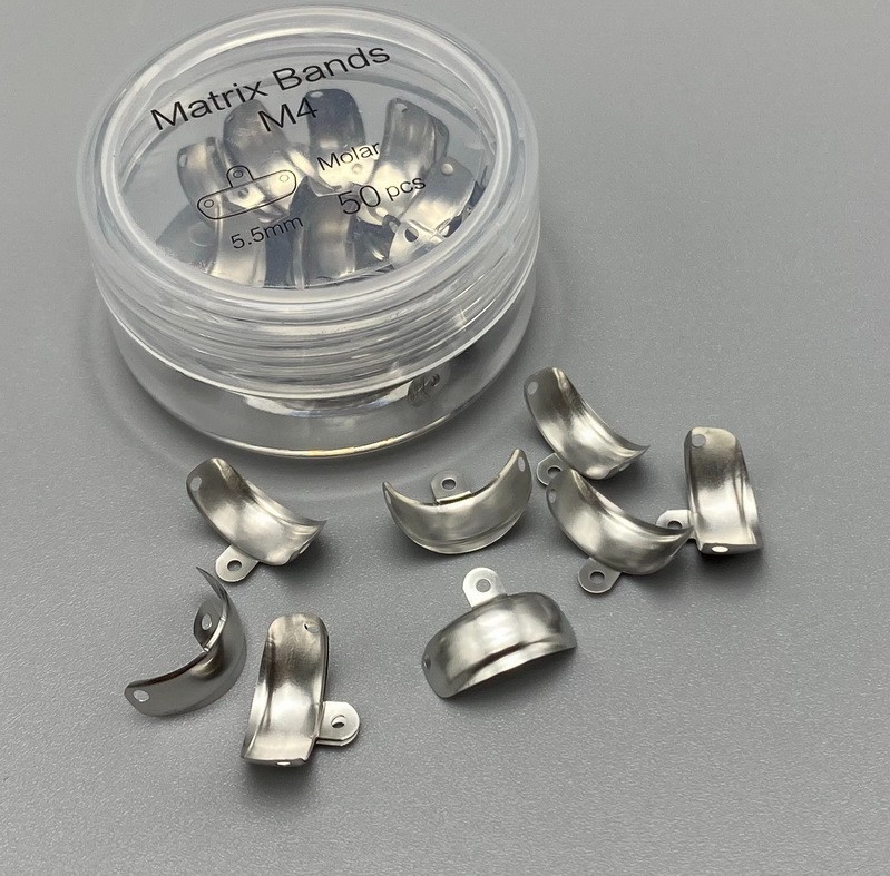 Dental Sectional Contoured System Matrix Bands M4 Metal Matrices Refill